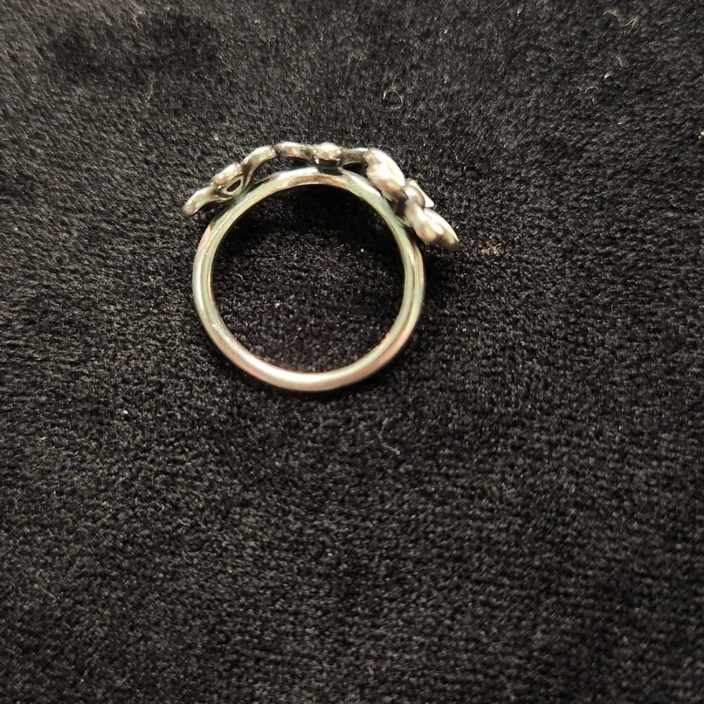 Pandora 3 Daisy Flower Ring 925